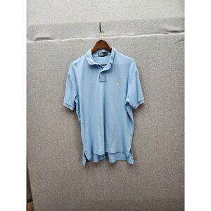 Polo By Ralph Lauren Light Blue Cotton Mens Polo Shirt L